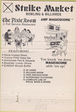 Matchbook Cover - Strike Market Bowling Billiards Lee's Summit MO 40 Strike