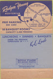 Matchbook Cover - Roger Young Auditorium Los Angeles CA 40 Strike