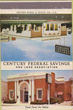 Matchbook Cover - Century Federal Savings Santa Monica Brentwood CA 40 Strike