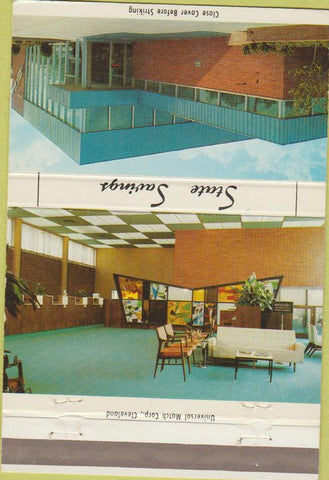 Matchbook Cover - State Savings Loan South Euclid OH 40 Strike