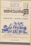 Matchbook Cover - Bratcher Funeral Home Denison TX 40 Strike