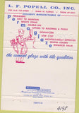 Matchbook Cover - Perma Glaze Swimming Pools James Innes Miami FL 40 Strike