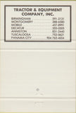 Matchbook Cover - Komatsu Dresser Tractors Mobile Birmingham AL 40 Strike