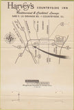 Matchbook Cover - Harvey's Countryside Inn IL 40 Strike