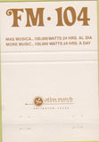 Matchbook Cover - KVAR FM 104 Espanol TX? 40 Strike