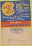 Matchbook Cover - Fargo Glass  and  Paint Co Minot ND 40 Strike