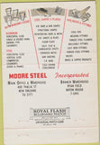 Matchbook Cover - MSI Moore Steel Inc New Orleans LA Baton Rouge WEAR 40 Strike