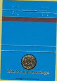 Matchbook Cover - Southern Savings Pasadena Houston TX Deer Park 40 Strike