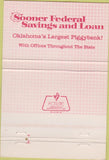 Matchbook Cover - Sooner Savings Bank OK 40 Strike