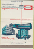 Matchbook Cover - Curtainwalls Inc Memphis TN building 40 Strike