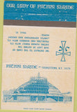 Matchbook Cover - Fatima Shrine Youngstown NY religious  40 Strike