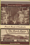 Matchbook Cover - The Ranch House Bureau IL 40 Strike