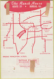 Matchbook Cover - The Ranch House Bureau IL 40 Strike
