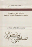Matchbook Cover - Brittany Jewels Las Vegas Lake Tahoe Atlantic City 40 Strike