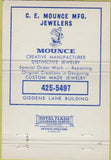 Matchbook Cover - Mounce Jewelry Shreveport LA 40 Strike