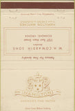 Matchbook Cover - Hamilton Watches Richmond VA 40 Strike