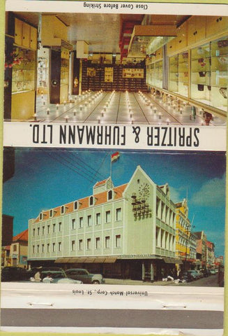 Matchbook Cover - Watches Omega Patek Philippe Netherlands Antilles 40 Strike