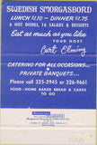 Matchbook Cover - Swedish Corner Torrance CA Smorgasbord 40 Strike