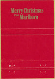 Matchbook Cover - Marlboro Cigarettes Christmas 40 Strike