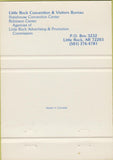 Matchbook Cover - Little Rock AR Tourism Convention Center 40 Strike