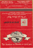 Matchbook Cover - Dunlop Tires Houston TX 40 Strike