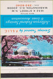 Matchbook Cover - Jefferson Federal Savings Loan Washington DC 40 Strike