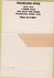 Matchbook Cover - Title Insurance Corp Bryn Mawr PA 40 Strike