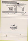 Matchbook Cover - Samurai Japanese Restaurant Solana Beach CA 40 Strike