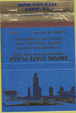 Matchbook Cover - Empire State Plaza Albany NY 40 Strike