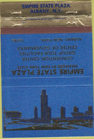 Matchbook Cover - Empire State Plaza Albany NY 40 Strike
