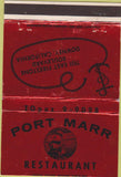 Matchbook Cover - Fort Marr Restaurant Downey CA 40 Strike