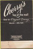 Matchbook Cover - Eastwood Mall Youngstown OH? 40 Strike