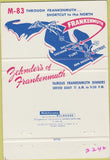 Matchbook Cover - Zehnder's of Frankenmuth MI 40 Strike