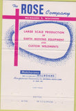 Matchbook Cover - Rose Steel Fabricators Milwaukee WI 40 Strike