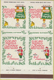 Matchbook Cover - Holiday Inn Christmas Culpeper VA Double Print