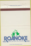 Matchbook Cover - Roanoke 100th Anniversary VA 1982 40 Strike