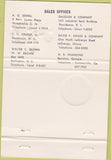 Matchbook Cover - Harriet  and  Henderson Cotton Mills Henderson NC 40 Strike