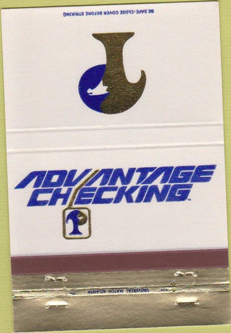 Matchbook Cover - Advantage Checking Spartanburg SC 40 Strike