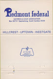 Matchbook Cover - Advantage Checking Spartanburg SC 40 Strike