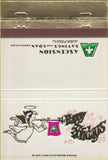 Matchbook Cover - Ascension Savings Loan Christmas Donaldsonville LA 40 Strike