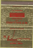 Matchbook Cover - WP Ballard  and  Co Ronnie Smith Greensboro NC 40 Strike