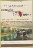 Matchbook Cover - Hoboken Wood Flooring Eath Rutherford NJ 40 Strike