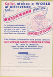 Matchbook Cover - Universal Match Corp Leonard Cohen Newtonville MA 40 Strike
