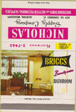 Matchbook Cover - Nicholas Supply Co Jackson MS Plumbing Supply 40 Strike