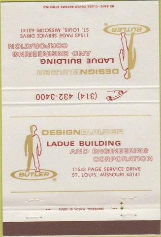 Matchbook Cover - Design Builder St Louis MO 40 Strike