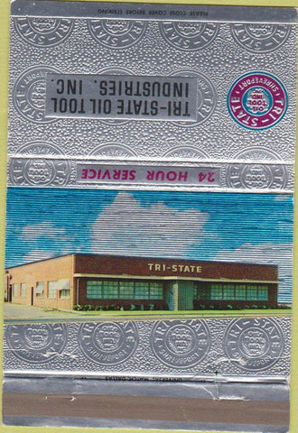 Matchbook Cover - Tri State Oil Tool Shreveport LA AK AR IL MS OK 40 Strike