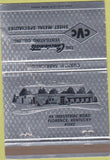 Matchbook Cover - Cincinnati Ventilating Sheet Metal Florence KY 40 Strike