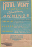 Matchbook Cover - Kool Vent Awnings Gettysburg PA WORN 40 Strike
