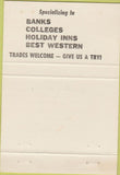 Matchbook Cover - RMS Billy Francis Warren Delk Hubbard IA Des Moines 40 Strike