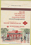 Matchbook Cover - Sumitomo Bank Los Angeles CA 40 Strike